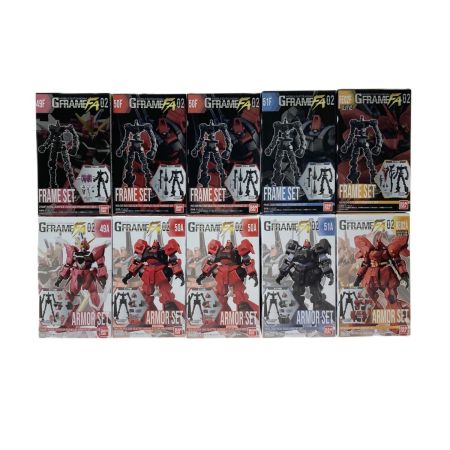  バンダイ 機動戦士ガンダム Gフレーム FA 02 食玩 10個入り 1BOX G FRAME FA 02 全8種