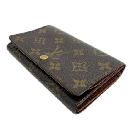 LOUIS VUITTON ルイヴィトン モノグラム ポルトモネ ビエ トレゾール M61730 2つ折り財布