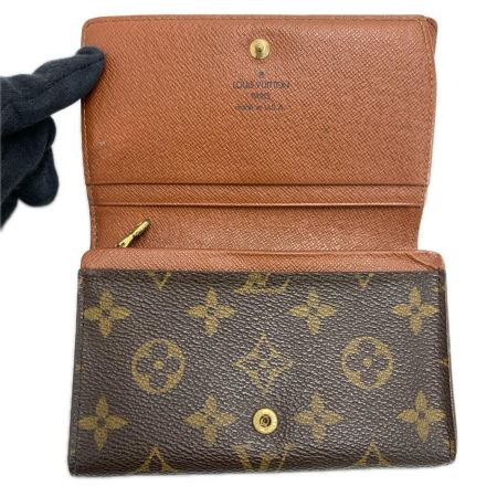 LOUIS VUITTON ルイヴィトン モノグラム ポルトモネ ビエ トレゾール M61730 2つ折り財布