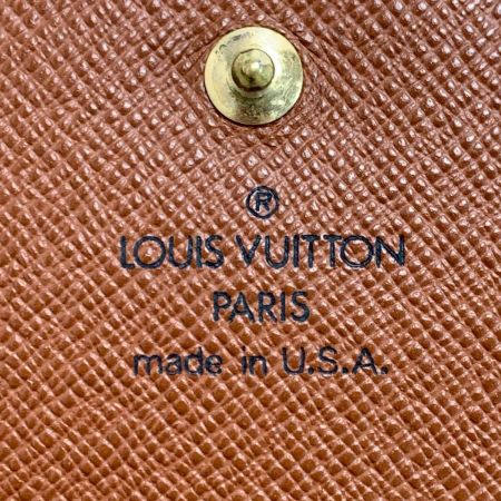 LOUIS VUITTON ルイヴィトン モノグラム ポルトモネ ビエ トレゾール M61730 2つ折り財布