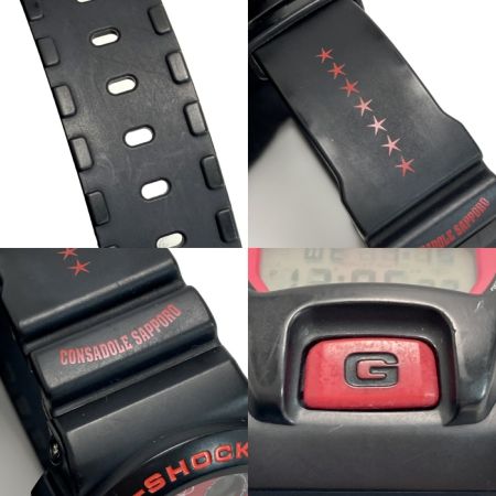  CASIO カシオ G-SHOCK コンサドーレ札幌 500個限定 DW-6900FSｺﾝｻﾄﾞｰﾚ クォーツ メンズ 腕時計