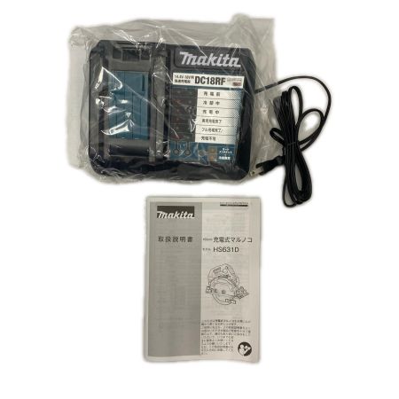  MAKITA マキタ 充電式丸ノコ HS631DGXS ブルー 未使用