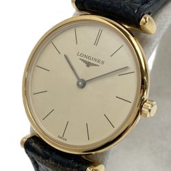 ☆☆ LONGINES ロンジン グランドクラシック GP L4.135.2 ゴールド クォーツ レディース 腕時計 Bランク