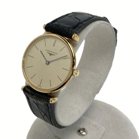  LONGINES ロンジン グランドクラシック GP L4.135.2 ゴールド クォーツ レディース 腕時計