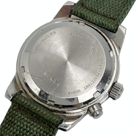  SEIKO セイコー サス デイト 5M42-0G20 ブラック キネティック メンズ 腕時計 SUS