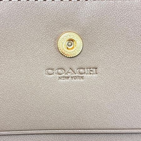  COACH コーチ 2つ折り財布 C2862 ブラウン レディース ゴールド金具