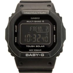CASIO カシオ Baby-G  BGD-5650 SERIES ブラック デジタル 電波ソーラー レディース 腕時計 Bランク