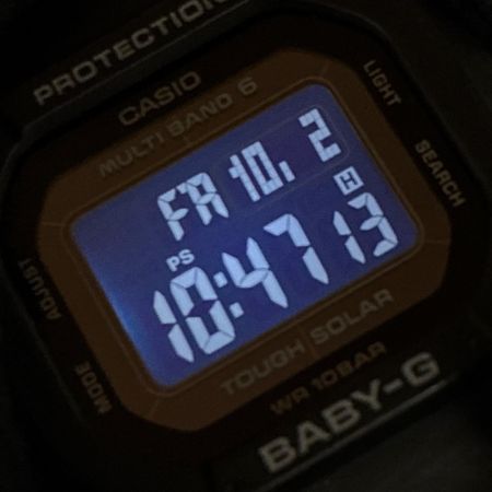 CASIO カシオ Baby-G  BGD-5650 SERIES ブラック デジタル 電波ソーラー レディース 腕時計
