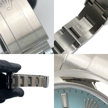  ROLEX ロレックス オイスターパーペチュアル  277200 ターコイズブルー 自動巻き レディース 腕時計 箱・ギャランティ有