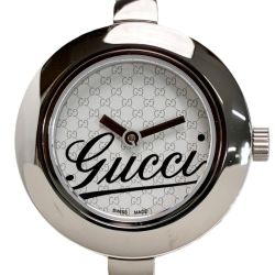 ☆☆ GUCCI グッチ Gサークル 105 シルバー レディース クォーツ 箱付 Bランク