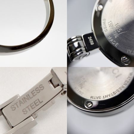  GUCCI グッチ Gサークル 105 シルバー レディース クォーツ 箱付