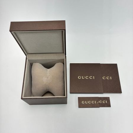  GUCCI グッチ Gサークル 105 シルバー レディース クォーツ 箱付