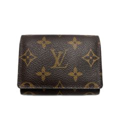 ☆☆ LOUIS VUITTON ルイヴィトン モノグラム アンヴェロップ・カルト・ドゥ・ヴィジット M63801 名刺入れ 箱 袋有 Bランク