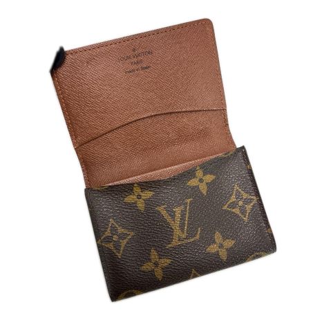 LOUIS VUITTON ルイヴィトン モノグラム アンヴェロップ・カルト・ドゥ・ヴィジット M63801 名刺入れ 箱 袋有