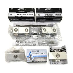 ☆☆  直列ユニット テレビ端子 日本アンテナ WUE77-7BE マスプロ CS-7F-7W DWK7SR-B 計4個 未使用 Sランク