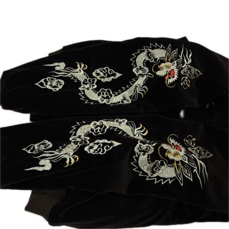  東洋エンタープライズ スカジャン リバーシブル アロハフラワーガール SIZE M メンズ M18279 ブラウン