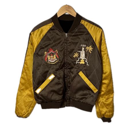  東洋エンタープライズ スカジャン リバーシブル アロハフラワーガール SIZE M メンズ M18279 ブラウン