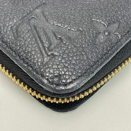 LOUIS VUITTON ルイヴィトン ラウンドファスナー財布 モノグラムアンプラント ジッピーウォレット M61864 ブラック