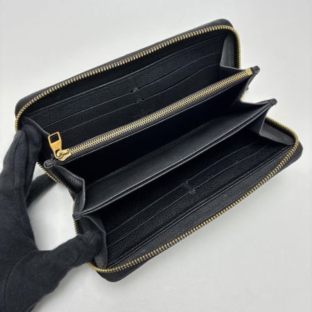 LOUIS VUITTON ルイヴィトン ラウンドファスナー財布 モノグラムアンプラント ジッピーウォレット M61864 ブラック