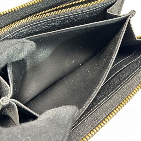 LOUIS VUITTON ルイヴィトン ラウンドファスナー財布 モノグラムアンプラント ジッピーウォレット M61864 ブラック