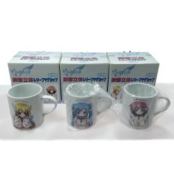☆☆  そらのおとしもの f 胸部立体マグカップ 全3種 3個セット  Aランク