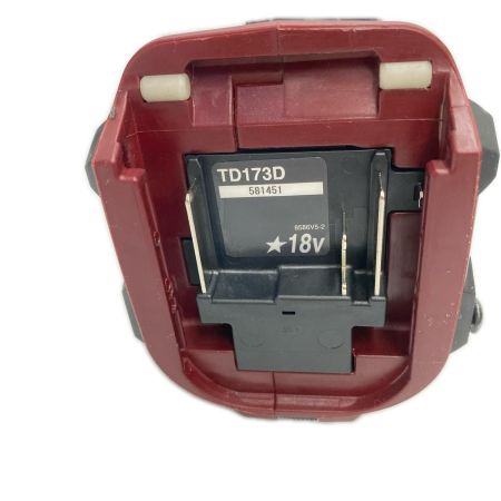  MAKITA マキタ ｲﾝﾊﾟｸﾄﾄﾞﾗｲﾊﾞ TD173DGXAR レッド