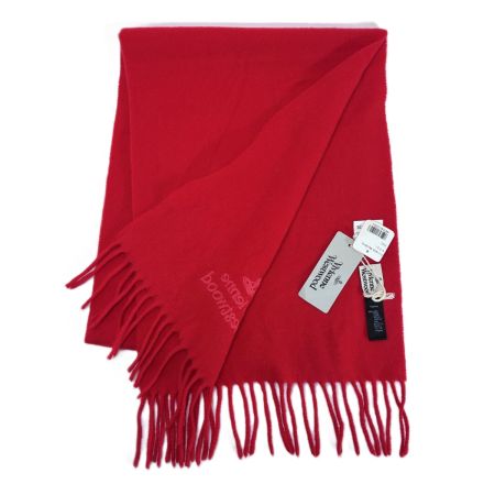 Vivienne Westwood ヴィヴィアン・ウエストウッド マフラー ウール100％ レディース レッド
