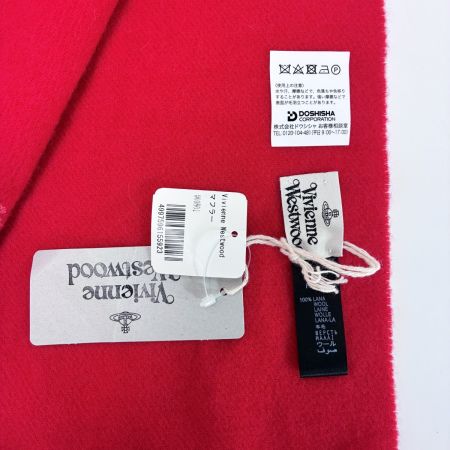 Vivienne Westwood ヴィヴィアン・ウエストウッド マフラー ウール100％ レディース レッド