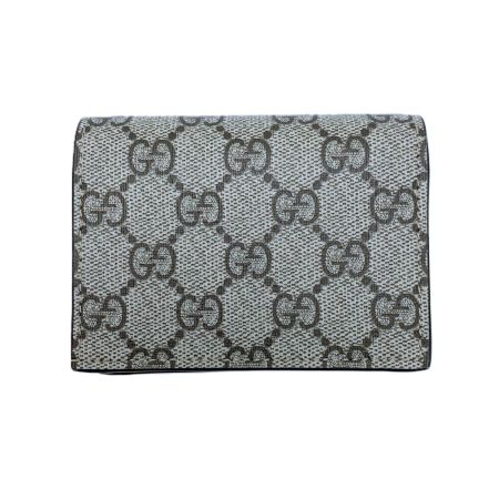  GUCCI グッチ 2つ折り財布 ダブルG バイカラー スモールウォレット 841358 クリーム×ベージュ イニシャル入:Y 箱 袋有