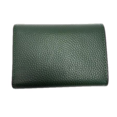  TORY BURCH トリーバーチ 3つ折り財布 レザー グリーン レディース ゴールド金具 箱有