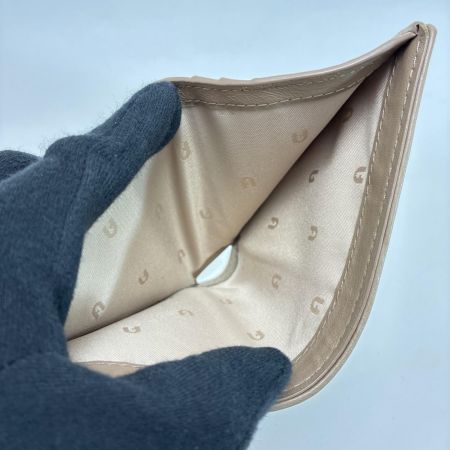 FURLA フルラ 2つ折り財布 レザー ライトピンク レディース ゴールド金具