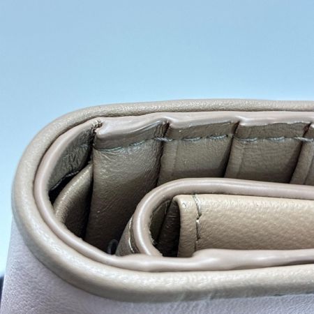 FURLA フルラ 2つ折り財布 レザー ライトピンク レディース ゴールド金具