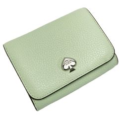 Kate Spade ケイトスペード ケイラ スモール Lジップ ウォレット ライムグリーン 2つ折り財布 KAYLA Bランク