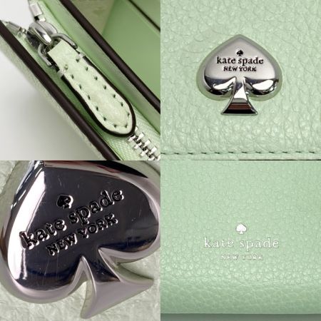 Kate Spade ケイトスペード ケイラ スモール Lジップ ウォレット ライムグリーン 2つ折り財布 KAYLA