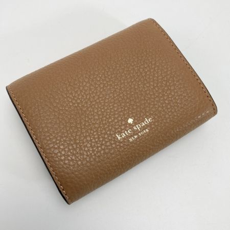 Kate Spade ケイトスペード ケイラ スモール Lジップ ウォレット ブラウン 2つ折り財布 KAYLA