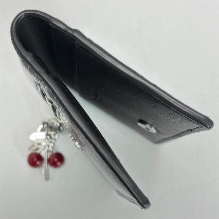  COACH コーチ カードケース チェリー キー CEZ23 ブラック