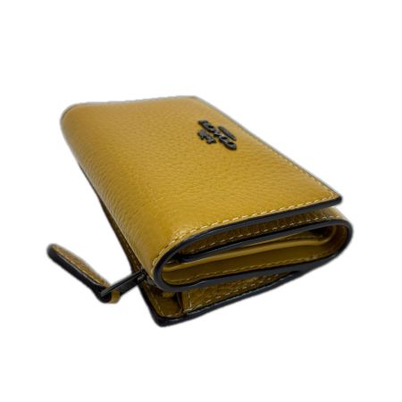  COACH コーチ 3つ折り財布 CM238 マスタード レディース