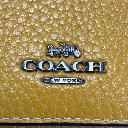  COACH コーチ 3つ折り財布 CM238 マスタード レディース