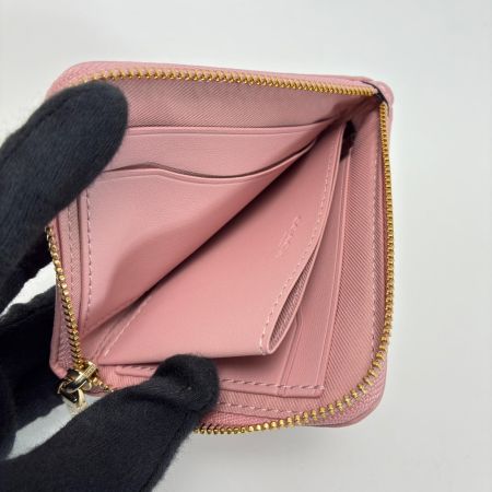  COACH コーチ カードケース デニム 星チャーム CEU98 ピンク レディース ゴールド金具