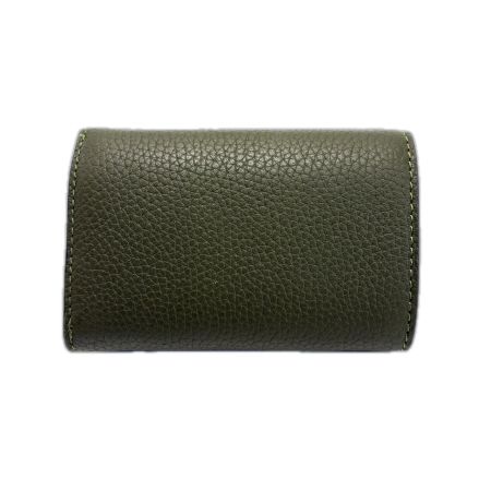  COACH コーチ 3つ折り財布 Cロゴ ミニ トライフォールド CM437 カーキ レディース