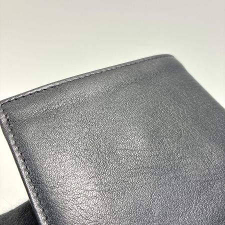  IL BISONTE イルビゾンテ 2つ折り財布 レザー ブラック レディース
