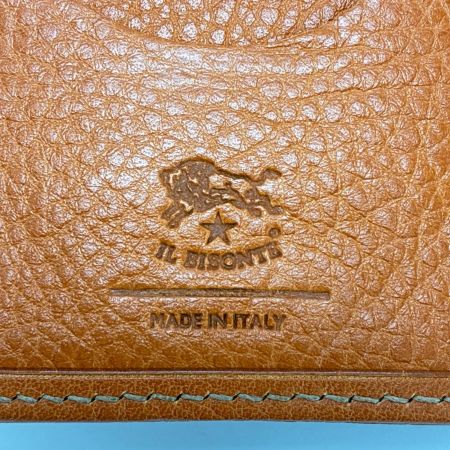  IL BISONTE イルビゾンテ 2つ折り財布 レザー オレンジ レディース