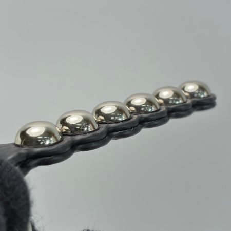  ear PAPILLONNER イアパピヨネ スタッズフラグメントケース レザー  ブラック 箱有