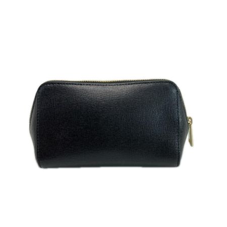 FURLA フルラ ポーチ ゴールド金具 ブラック レディース