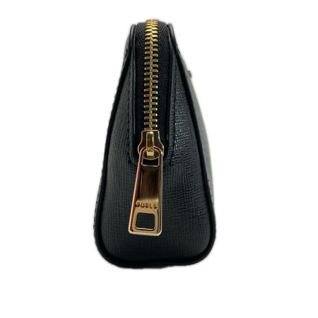 FURLA フルラ ポーチ ゴールド金具 ブラック レディース
