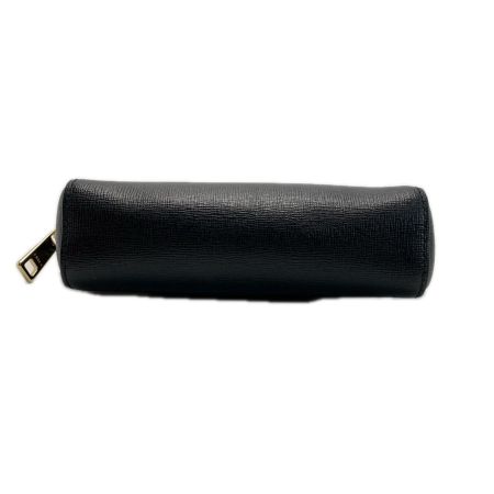 FURLA フルラ ポーチ ゴールド金具 ブラック レディース
