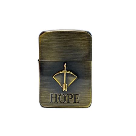 ZIPPO ジッポー オイルライター 2007年製 HOPE 50周年 立体アロー 1941年復刻