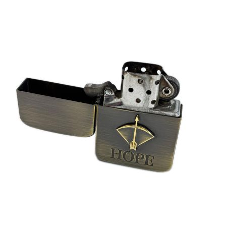 ZIPPO ジッポー オイルライター 2007年製 HOPE 50周年 立体アロー 1941年復刻