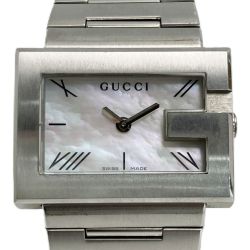 ☆☆ GUCCI グッチ Gレクタングル 100L シェル文字盤 クォーツ レディース 腕時計 Bランク