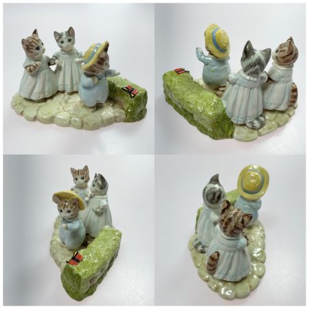  ROYAL DOULTON ロイヤルドルトン ピーターラビット -ミトン、トム・キトン、モペット- 置き物 Beswick